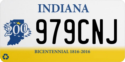 IN license plate 979CNJ