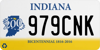 IN license plate 979CNK