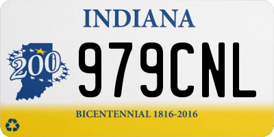 IN license plate 979CNL