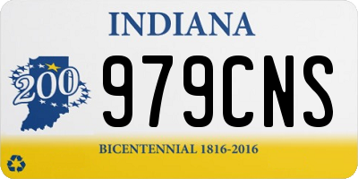 IN license plate 979CNS