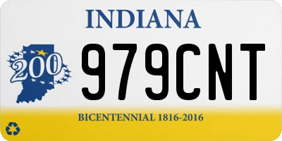IN license plate 979CNT