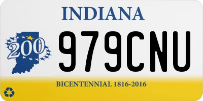 IN license plate 979CNU