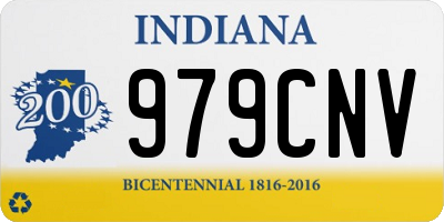 IN license plate 979CNV