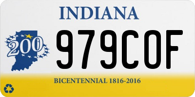 IN license plate 979COF