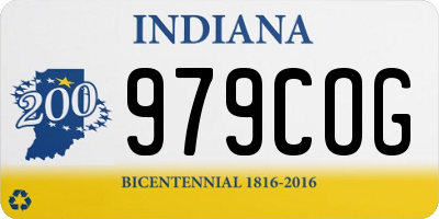 IN license plate 979COG