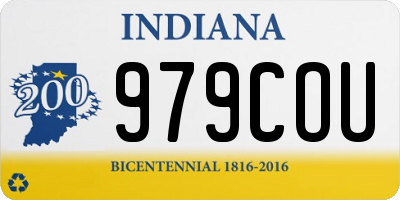 IN license plate 979COU