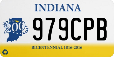 IN license plate 979CPB