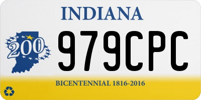 IN license plate 979CPC