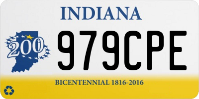 IN license plate 979CPE