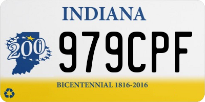 IN license plate 979CPF
