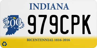 IN license plate 979CPK