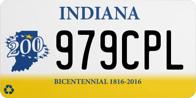 IN license plate 979CPL
