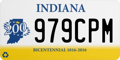IN license plate 979CPM