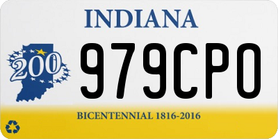IN license plate 979CPO