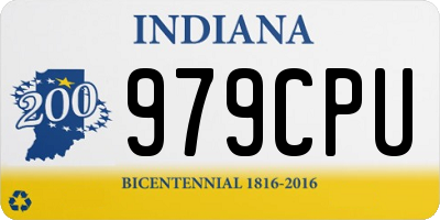 IN license plate 979CPU