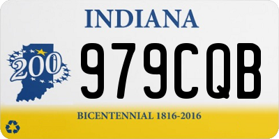 IN license plate 979CQB