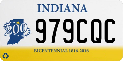 IN license plate 979CQC