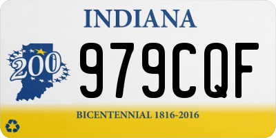 IN license plate 979CQF