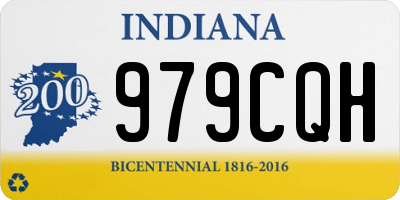 IN license plate 979CQH