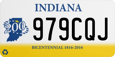 IN license plate 979CQJ