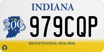 IN license plate 979CQP