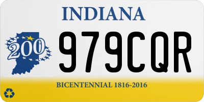 IN license plate 979CQR