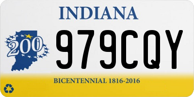 IN license plate 979CQY