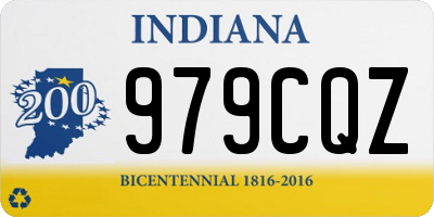 IN license plate 979CQZ