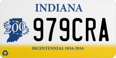 IN license plate 979CRA