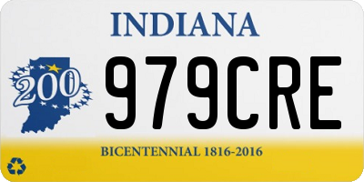 IN license plate 979CRE