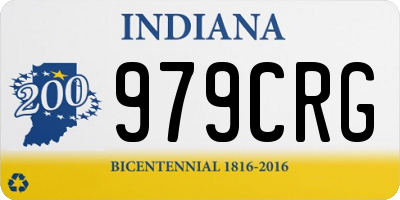 IN license plate 979CRG