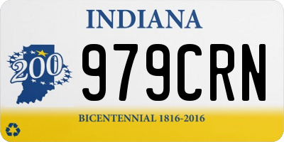 IN license plate 979CRN