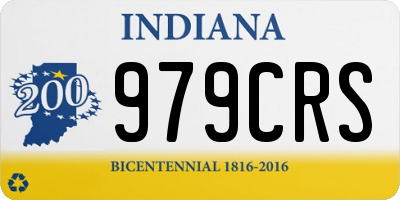 IN license plate 979CRS