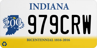 IN license plate 979CRW