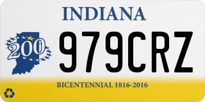 IN license plate 979CRZ