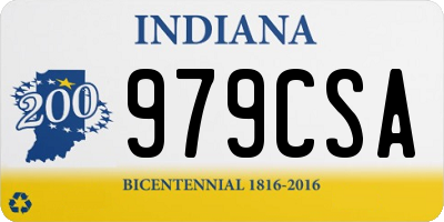 IN license plate 979CSA