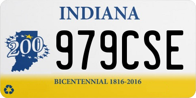 IN license plate 979CSE