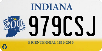 IN license plate 979CSJ