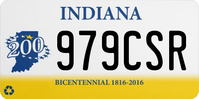 IN license plate 979CSR