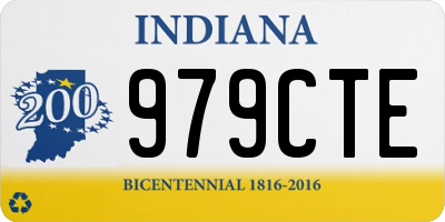 IN license plate 979CTE