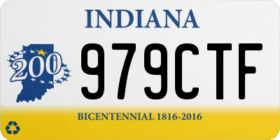 IN license plate 979CTF