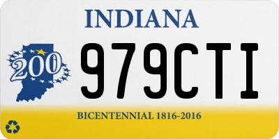 IN license plate 979CTI