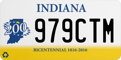 IN license plate 979CTM