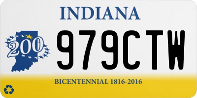 IN license plate 979CTW