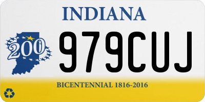 IN license plate 979CUJ