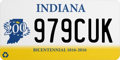 IN license plate 979CUK