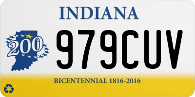 IN license plate 979CUV