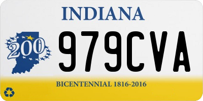 IN license plate 979CVA