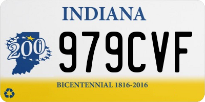 IN license plate 979CVF