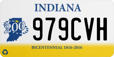 IN license plate 979CVH